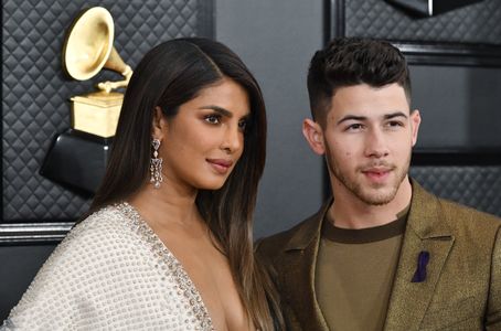 Priyanka Chopra Jonas and Nick Jonas at an event for The 62nd Annual Grammy Awards (2020)