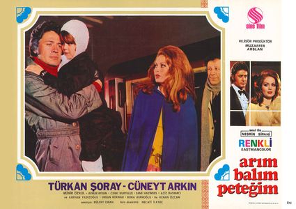 Cüneyt Arkin and Türkan Soray in Arim Balim Petegim (1970)