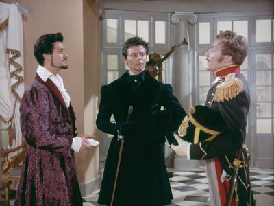 Georges Descrières, Gérard Philipe, and Gérard Séty in The Red and the Black (1954)