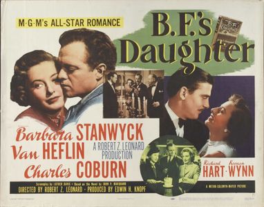 Van Heflin, Barbara Stanwyck, Charles Coburn, Richard Hart, and Keenan Wynn in B.F.'s Daughter (1948)