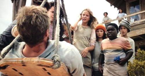 Still of Hannah Westerfield, Nayah Murphy, Bryant Tardy, and Aidan Kennedy in 20th Century Fox's feature Logan