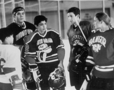 Colombe Jacobsen-Derstine, Aaron Lohr, Ty O'Neal, Mike Vitar, and Justin Wong in D2: The Mighty Ducks (1994)