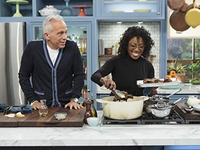 Geoffrey Zakarian and Nyesha Arrington in The Kitchen: Mix Up Your Meals (2020)