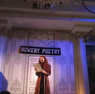 Scarlett Sabet's poetry reading at Bowery Poetry, New York, April 2017