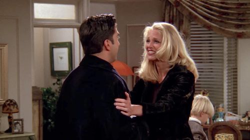 David Schwimmer and Laura Interval in Friends (1994)