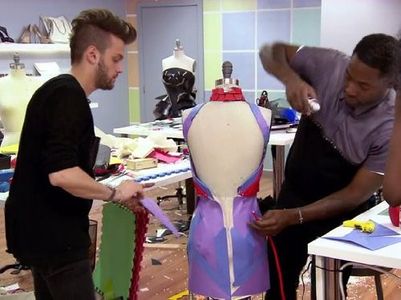 Mychael Knight and Christopher Palu in Project Runway All Stars (2012)