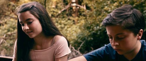 Eden Campbell and Holden Goyette in After Dark (2019)