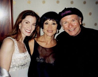 Marcia Mitzman Gaven with Chita Rivera and Terrance McNally Opening night Ragtime at the Shubert Theatre, L.A.