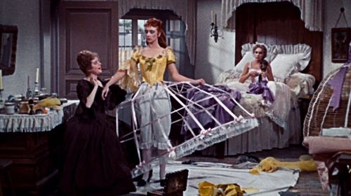 Elsa Lanchester, Amanda Blake, and Lisa Daniels in The Glass Slipper (1955)
