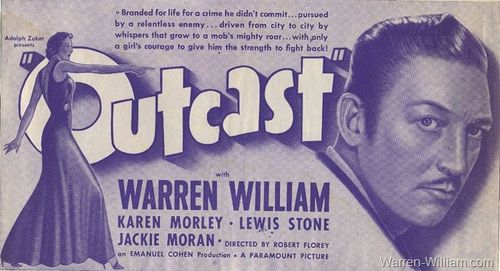 Karen Morley and Warren William in Outcast (1937)