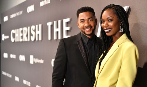 Xosha Roquemore and Alano Miller at an event for Cherish the Day (2020)