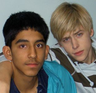 Dev Patel and Mitch Hewer in Skins (2007)