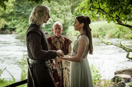 Tom Chadbon, Aisling Franciosi, and Wilf Scolding in Game of Thrones (2011)