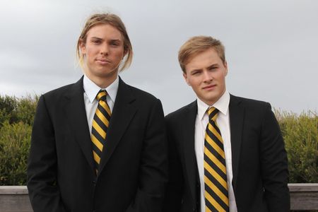 Our Two Brothers - Sam Norbury (Left) And Charles Terrier (Right)