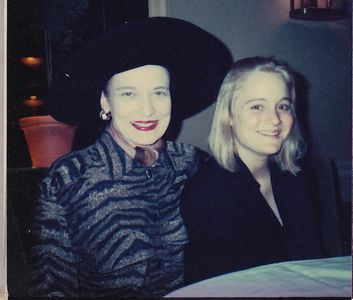 Julie Wilson & Carolyn Crotty in NYC in the eighties.
