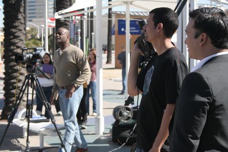 James directing Long Beach City video