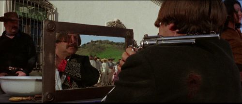 Nieves Navarro and Fernando Sancho in A Pistol for Ringo (1965)