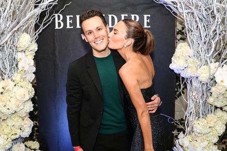 Matthew Hoffman and Elizabeth Chambers Hammer at the Los Angeles Confidential 2019 Awards Celebration at the Waldorf Ast