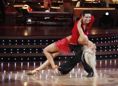 Holly Madison and Dmitry Chaplin in Dancing with the Stars (2005)