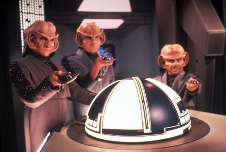 Lee Arenberg, Michelan Sisti, and Peter Marx in Star Trek: The Next Generation (1987)