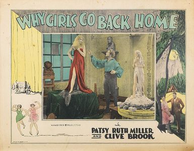 Clive Brook, Patsy Ruth Miller, and Jane Winton in Why Girls Go Back Home (1926)