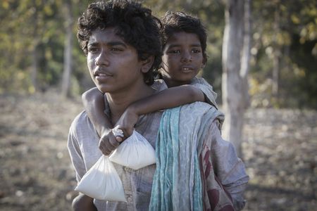 Sunny Pawar and Abhishek Bharate in Lion (2016)
