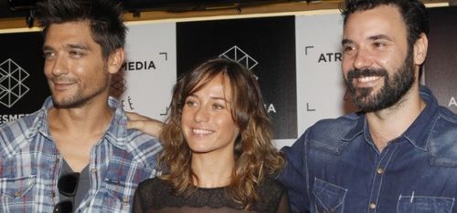 Marta Etura, Miquel Fernández, and Diego Martín in El incidente (2017)
