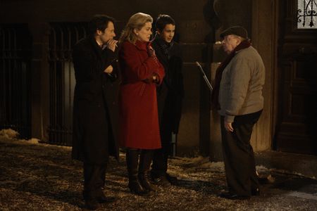 Catherine Deneuve, Mathieu Amalric, Jean-Paul Roussillon, and Emile Berling in A Christmas Tale (2008)