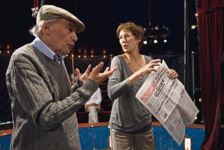 Jane Birkin and Jacques Rivette in Around a Small Mountain (2009)