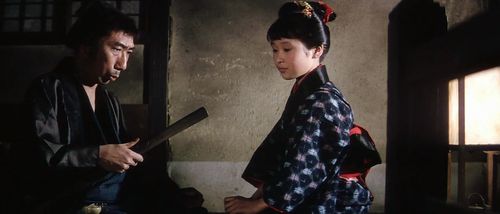 Sachiko Kobayashi and Norihei Miki in Zatoichi's Revenge (1965)