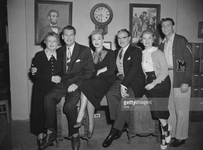 Eve Arden, Richard Crenna, Jesslyn Fax, Gale Gordon, Gloria McMillan, Jane Morgan, and Robert Rockwell in Our Miss Brook
