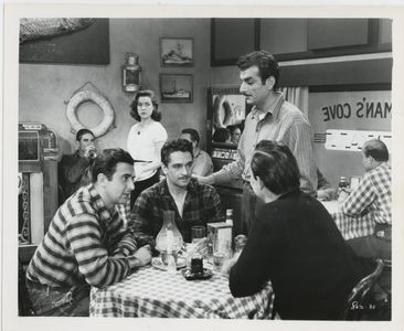 Richard Avonde, Peter Mamakos, Michael Vallon, and Elena Verdugo in Tuna Clipper (1949)