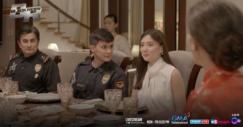 Gary Estrada, Matteo Guidicelli, and Arra San Agustin in Black Rider (2023)