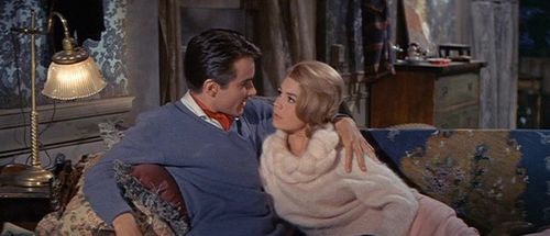 Sandra Dee and Philippe Forquet in Take Her, She's Mine (1963)