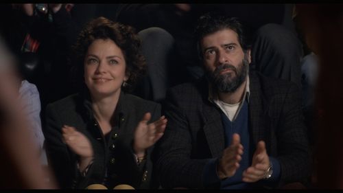 Dolores Fonzi and Rafael Spregelburd in The Film Critic (2013)