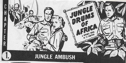 Clayton Moore and Phyllis Coates in Jungle Drums of Africa (1953)
