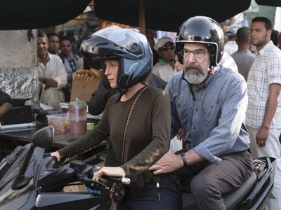 Mandy Patinkin and Stéphanie Guerin in Homeland (2011)