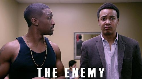 Donnivin Jordan and Philip Smithey in The Enemy: The N in Me (2015)