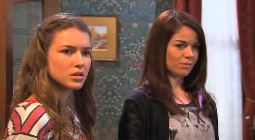 Nathalia Ramos and Jade Ramsey in House of Anubis (2011)