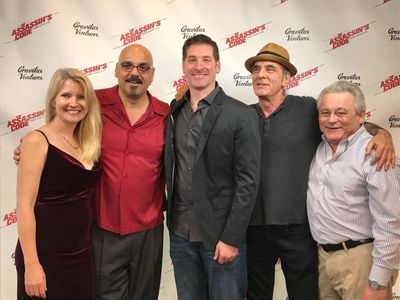 The Hollywood premiere of The Assassin's Code. Valerie Grant, David A. Armstrong, Chris Debenebetto, Robin Thomas and Ed