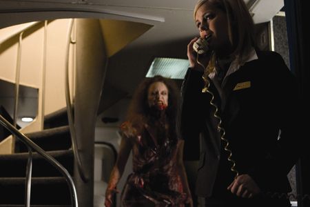 Laura Cayouette and Heidi Marnhout in Flight of the Living Dead (2007)