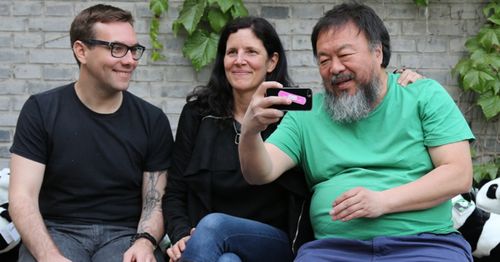 Laura Poitras, Ai Weiwei, and Jacob Appelbaum