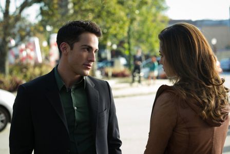 Michael Trevino and Phoebe Tonkin in The Vampire Diaries (2009)