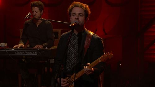 Taylor Goldsmith and Dawes in Conan (2010)
