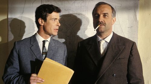 Armin Mueller-Stahl and Matthias Fuchs in Lola (1981)