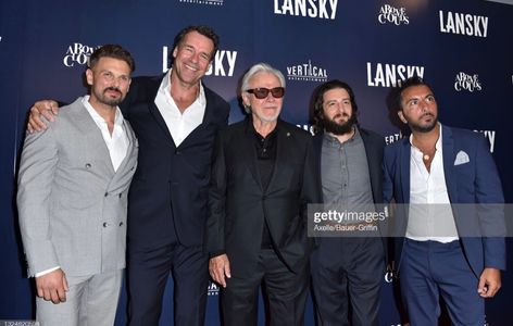 Harvey Keitel, David James Elliott, Danny A. Abeckaser, John Magaro, and David Cade in Lansky (2021)