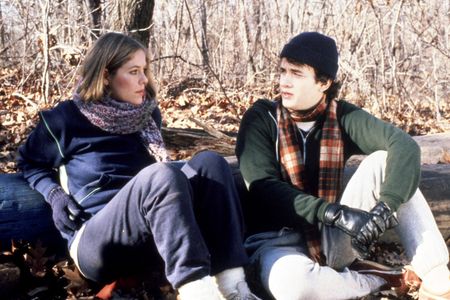 Tom Hanks and Elizabeth Kemp in He Knows You're Alone (1980)