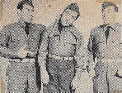 Frank Faylen, Charlie Hall, and Nat Pendleton in Top Sergeant Mulligan (1941)