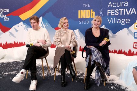 Carey Mulligan, Emerald Fennell, and Bo Burnham at an event for The IMDb Studio at Sundance: The IMDb Studio at Acura Fe