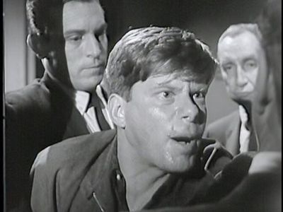 Paul Burke, Horace McMahon, and Robert Morse in Naked City (1958)